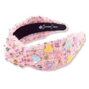 Brianna Cannon - Candy Tweed Headband w/ Crystals - Hair Accessories Valentines